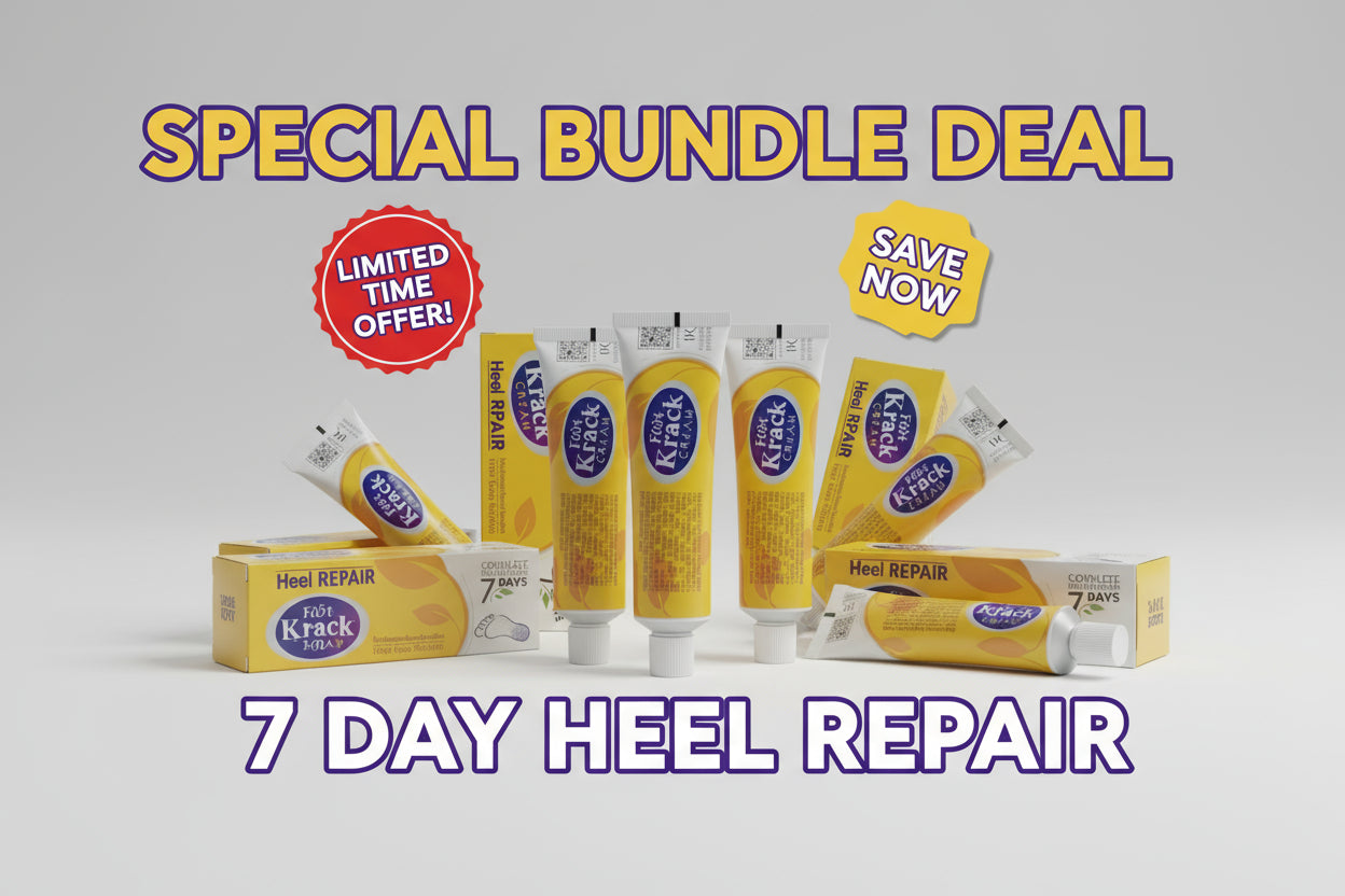 Foot Krack Cream – Fast Heel Repair Organic Formula - Organic Habibi