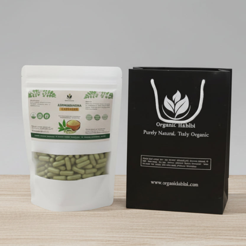 Fresh Ashwagandha Organic Capsules _ Premium Herbal Wellness