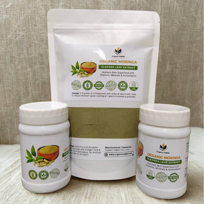 Organic Moringa Powder – 4x Concentrated Strength - Organic Habibi