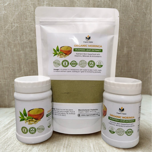 Organic Moringa Powder – 4x Concentrated Strength - Organic Habibi