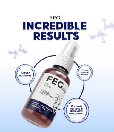 Hair & Beard Growth Serum Spray FEG PLUS