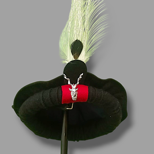 Woolen Pakol with Markhor and Feather - Organic Habibi