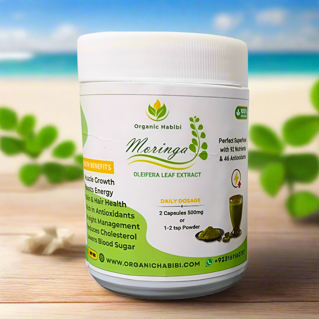 Moringa Extract Powder (4x Stronger) - Organic Habibi